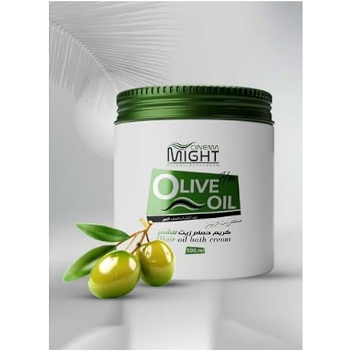 Hair cream treatment with olive oil extract, anti-dandruff and anti-hair breakage, 500 ml. - Image 1